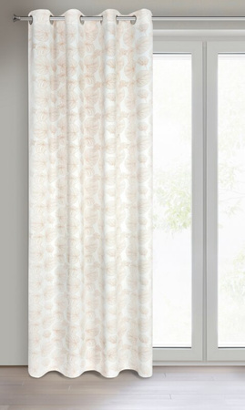 ZASŁONA GOTOWA MARIGOLD 140 X 250 CM BIAŁY