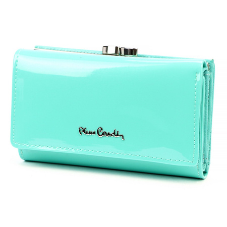 Portfel damski skóra naturalna + skóra ekologiczna Pierre Cardin