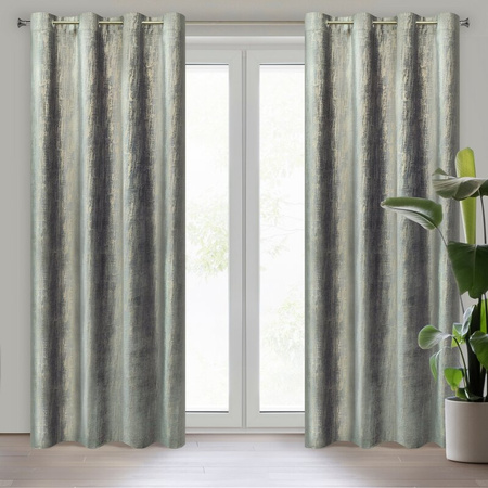 ZASŁONA GOTOWA MARSALA 140 X 250 CM SZARY