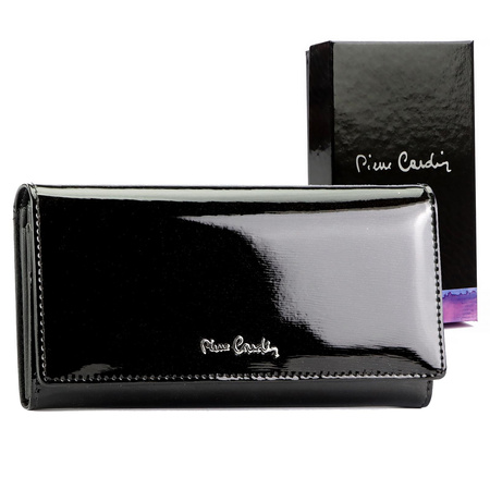 Portfel damski skórzany skóra naturalna Pierre Cardin 
