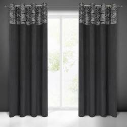 ZASŁONA GOTOWA ARIANA 140 X 250 CM CZARNY