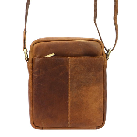 Torba saszetka na ramię męska skórzana skóra naturalna Nordee 