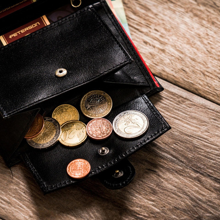 Portfel męski skórzany skóra naturalna  Peterson