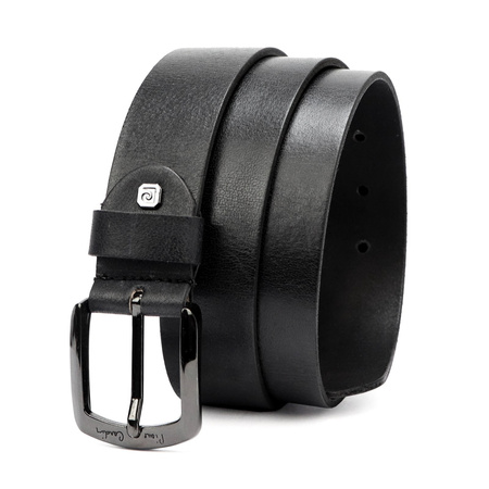 Pierre Cardin pasek czarny - mężczyzna