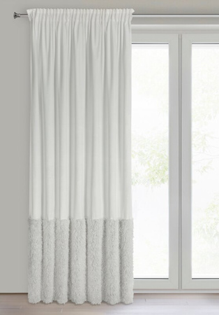 ZASŁONA GOTOWA MARION 2 NA TAŚMIE 140 X 270 CM BIAŁY