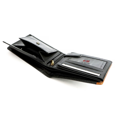 Portfel męski skórzany skóra naturalna Nordee