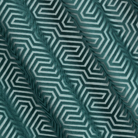 ZASŁONA GOTOWA INGA NA TAŚMIE 140 X 250 CM TURKUSOWY