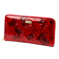 Portfel damski skóra naturalna skórzany Gregorio