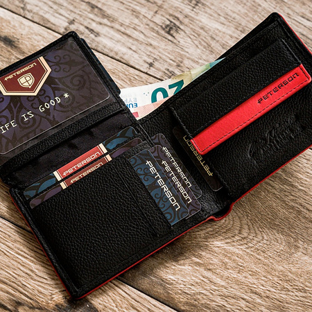 Portfel męski skórzany skóra naturalna  Peterson