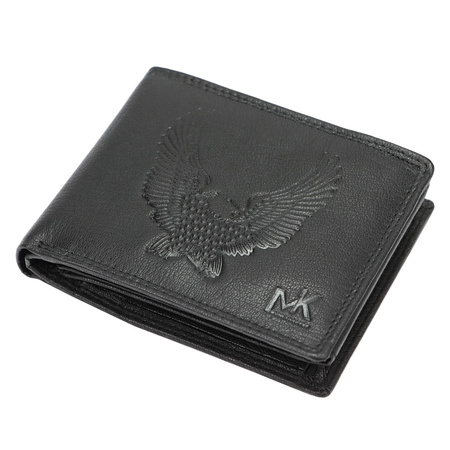 Portfel męski skórzany skóra naturalna Money Kepper 