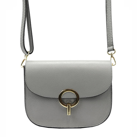 Luka torebka listonoszka skóra naturalna beżowy