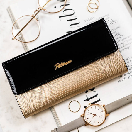 Portfel damski skóra naturalna skórzany Peterson