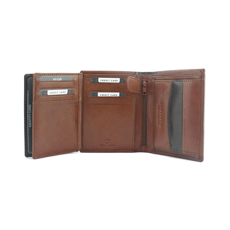 Portfel męski skórzany skóra naturalna El Forrest 