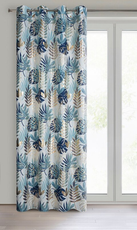 ZASŁONA GOTOWA MALTA 140 X 250 CM BIAŁY