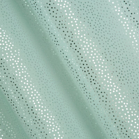 Zasłona gotowa miętowa na przelotki 140X250 