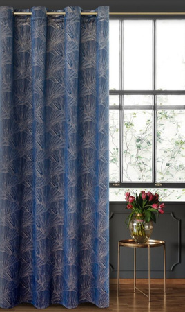 ZASŁONA GOTOWA GOJA 140 X 250 CM GRANATOWY