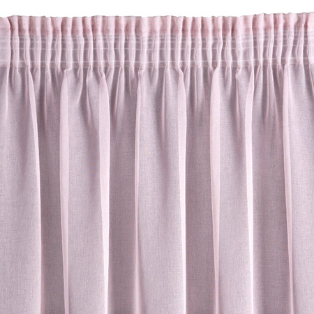 FIRANA GOTOWA ALMINA NA TAŚMIE 140 X 270 CM RÓŻOWY