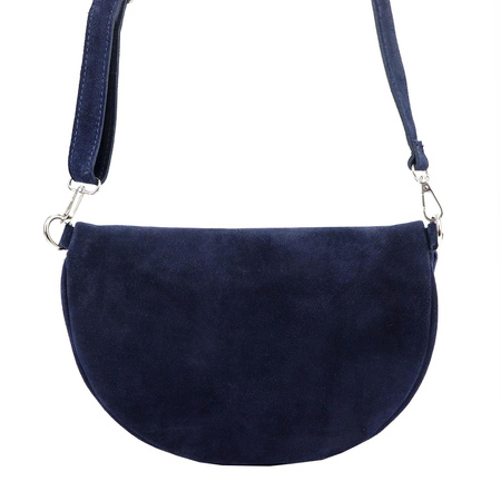 MiaMore torebka listonoszka skóra naturalna fioletowy