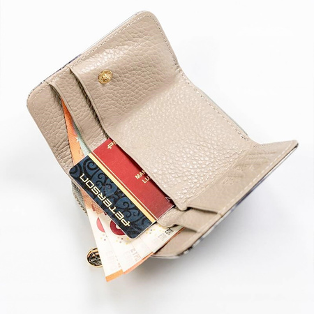 Portfel damski skóra naturalna skórzany Peterson 