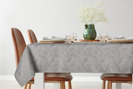 OBRUS ISLA 85 X 85 CM SREBRNY