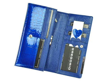 Portfel damski skórzany skóra naturalna Gregorio 