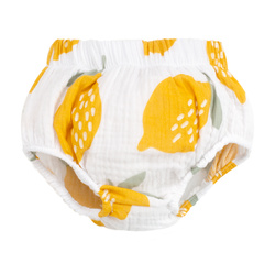 Bloomersy muslin LEMONS écru,cytryny 80