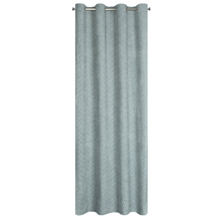 ZASŁONA GOTOWA ISLA 140 X 250 CM STALOWY