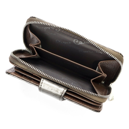 Portfel damski skórzany skóra naturalna Pierre Cardin 