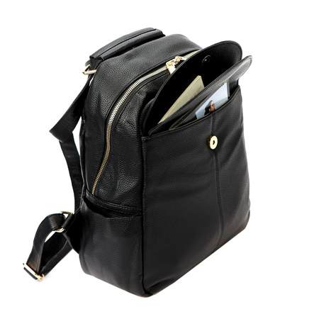 Plecak damski skórzany skóra ekologiczna Pierre Cardin