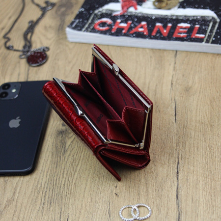 Portfel damski skórzany skóra naturalna Gregorio 