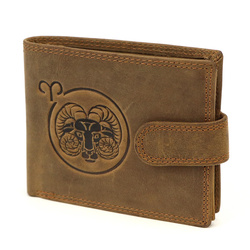 Portfel męski skórzany skóra naturalna Nordee