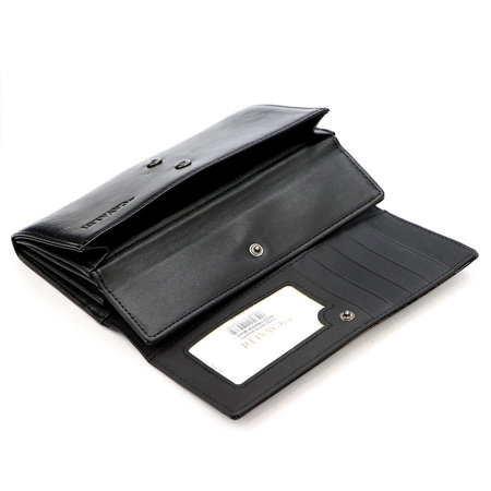 Portfel damski skórzany skóra naturalna + skóra ekologiczna Cavaldi 