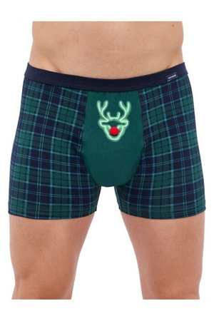 Bokserki majtki męskie Świąteczne 007/75 Red Nose