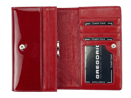 Portfel damski skórzany skóra naturalna Gregorio 