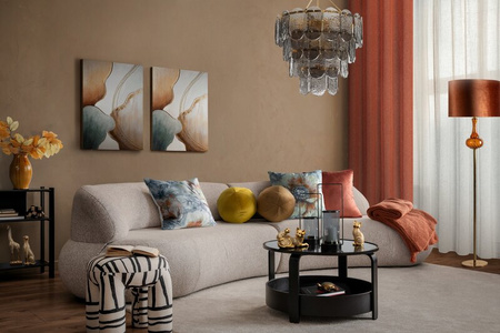 POSZEWKA LILI 40 X 40 CM CIEMNOPOMARAŃCZOWY