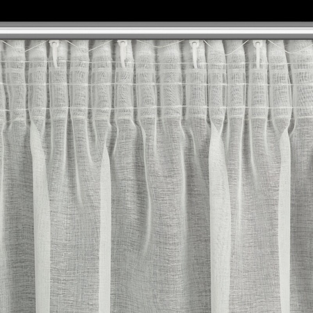 FIRANA GOTOWA MARION NA TAŚMIE 140 X 270 CM BIAŁY