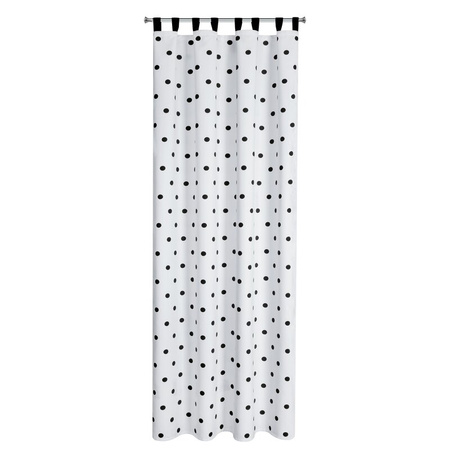 ZASŁONA GOTOWA BUSA NA SZELKACH 140 X 270 CM BIAŁY