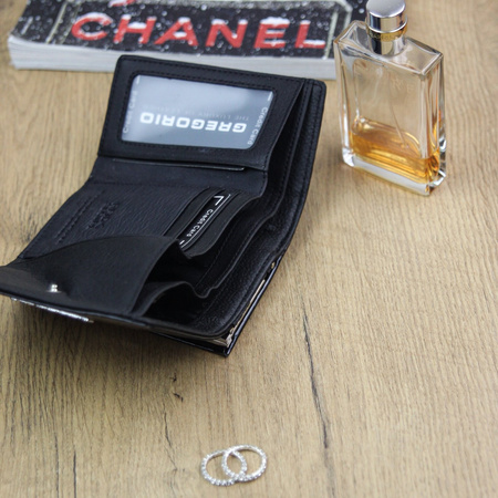 Portfel damski skórzany skóra naturalna Gregorio 