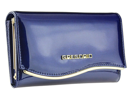 Portfel damski skórzany skóra naturalna Gregorio