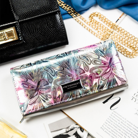 Portfel damski skóra naturalna skórzany Peterson