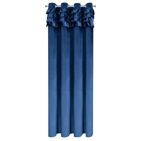 ZASŁONA GOTOWA ERIN 140 X 250 CM GRANATOWY