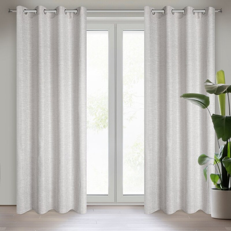 ZASŁONA GOTOWA ANITA 140 X 250 CM SZARY