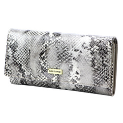 Portfel damski skórzany skóra naturalna Gregorio