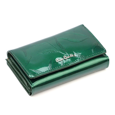 Pierre Cardin portfel skóra naturalna szary 02 LEAF 108 - kobieta