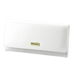 Portfel damski skórzany skóra naturalna Gregorio