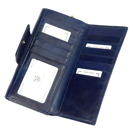 Portfel damski skórzany skóra naturalna Gregorio