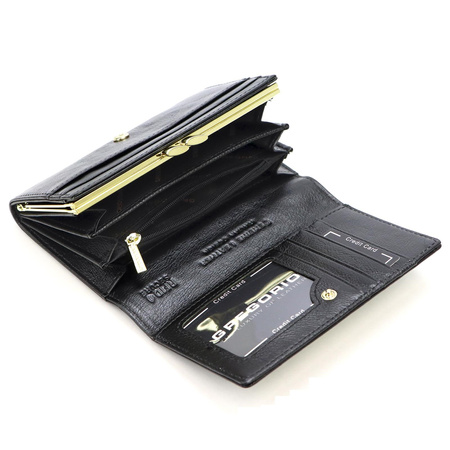 Portfel damski skórzany skóra naturalna Gregorio 