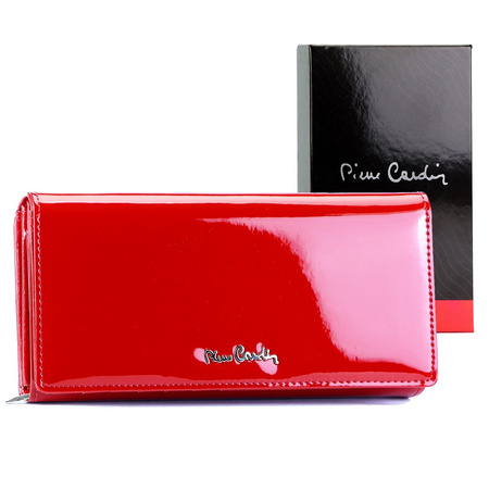 Portfel damski skóra naturalna + skóra ekologiczna Pierre Cardin