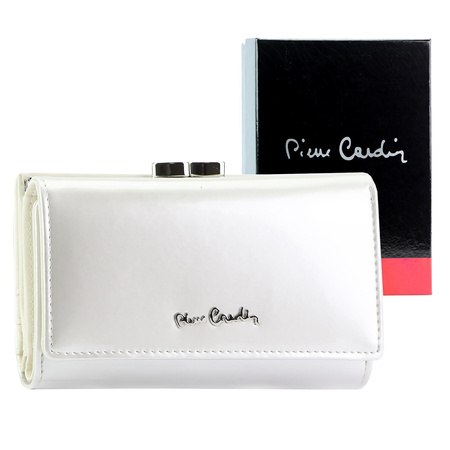 Portfel damski skóra naturalna + skóra ekologiczna Pierre Cardin