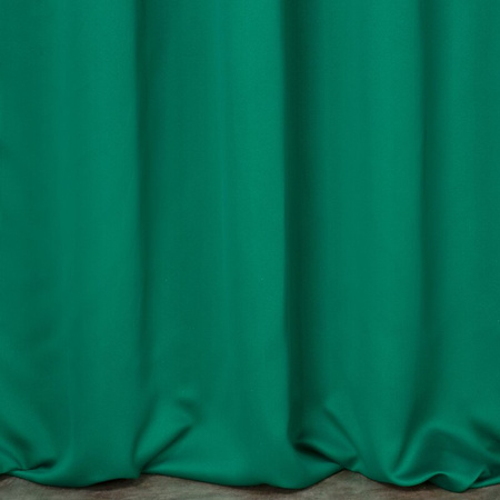 ZASŁONA GOTOWA MILAN NA TAŚMIE 140 X 300 CM CIEMNOZIELONY